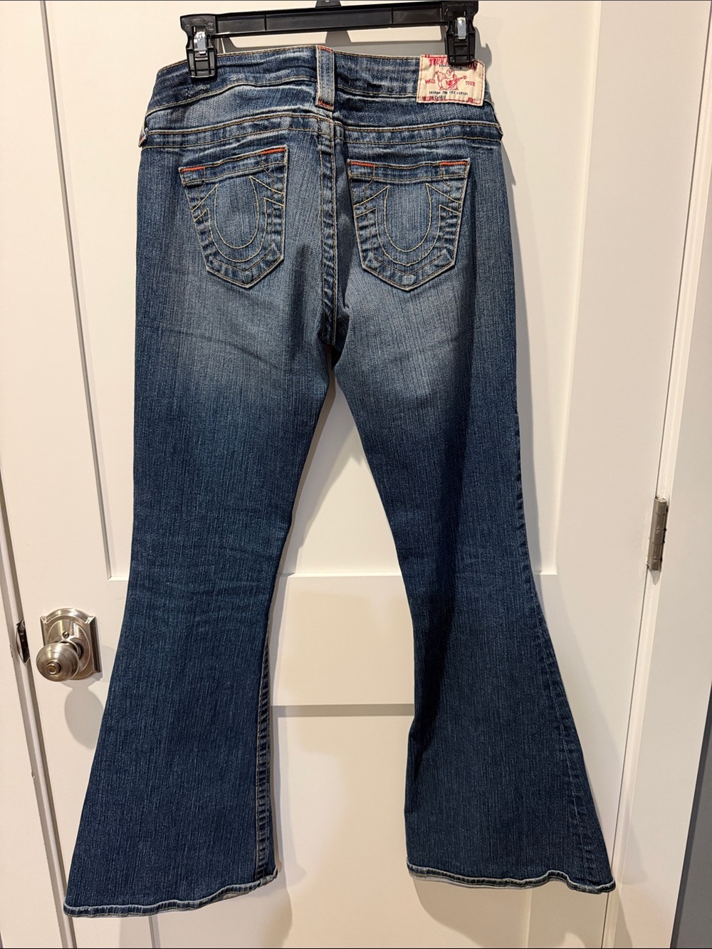 True Religion Carrie Missouri Vintage Y2K Low Rise Bell Flare Jeans Size 28